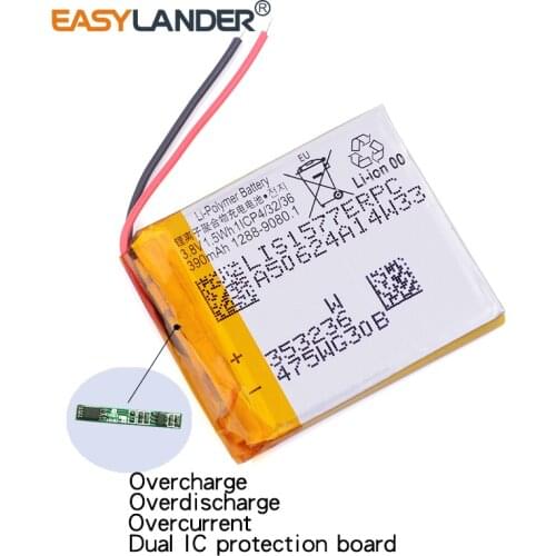 Easylander Replacement LIS1577ERPC 3.7V 390mAh li Polymer Battery For Sony MP3 MP4 headset E-BOOK 1/CP4/32/36 LIS1577 353236