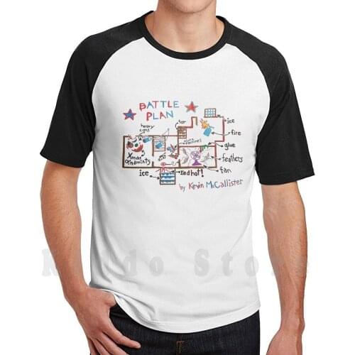Home Alone T Shirt Men Cotton Cotton S-6Xl Battle Plan By Kevin Mccallister