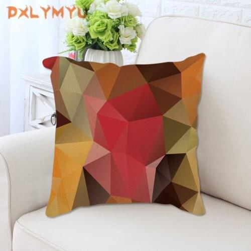 Geometric Decorative Throw Pillow Covers Square Cotton Linen Cushion Covers Outdoor Sofa Home Pillow Covers