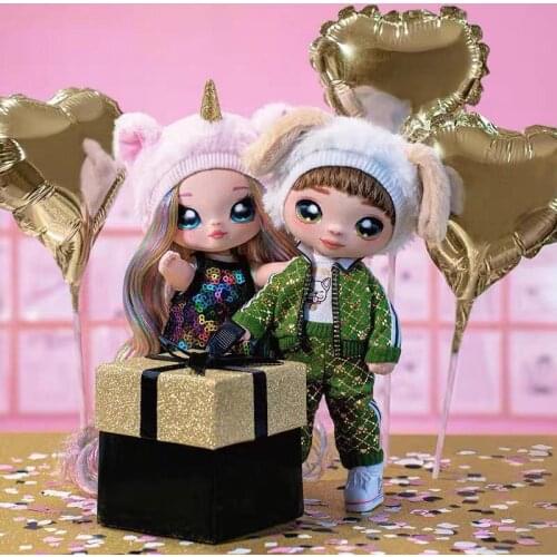 Na Na Na Surprise Dolls 18cm Surprise Doll Animal Plush Purse Blind Box ChildrenS Toys