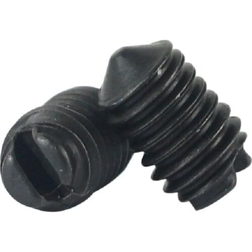 M2 M2.5 M3 M4 M5 M6 M8 GB71 DIN553 Black Carbon Steel slotted set screw with cone point