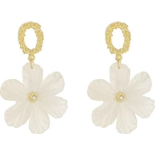 10 pair / lot Costume Jewelry accessories metal flower earrings