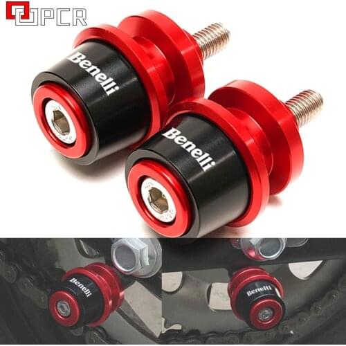 Motorcycle 6MM CNC Swingarm Spools Stand Screws Slider For Benelli Leoncino 500 TRK 502 BJ600 BN500 TNT 300 150 BN 251 302 600