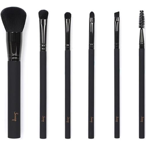 JIELI Makeup Brushes set 6PCS/lot Nylon Hair Lexus Handle Professional Make up Foundation Powder Brush Tool Cosmetics Tool