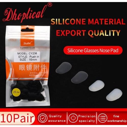 Sunglasses nose pad,silicone material eyewear nose pad ,glasses nose pad push in nose pad 50pcs soft material by dhoptical