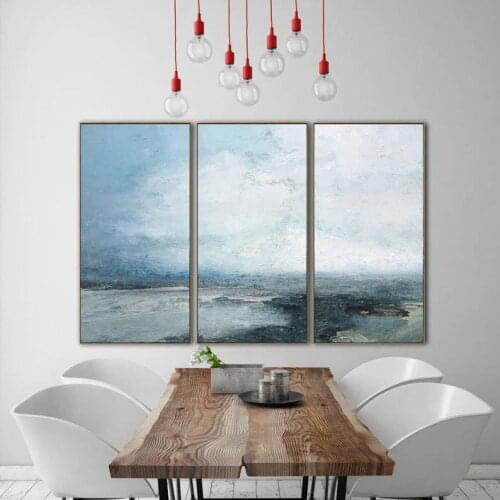 New Hand Painted High Quality Abstract Canvas Oil Painting Thick Texture Wall Art Large art Modern Living Room Porch Decoration