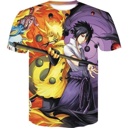 Newest 2021 summer T-shirts 3d Printing Japanese Manga Mens and Womens T shirt Novelty Casual Boy tshirt T Shirt For men Tops