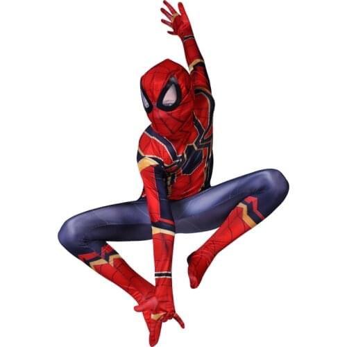 New Zentai Cosplay Costume Spider Superhero Spandex Adult / Kids Custom Made Costume