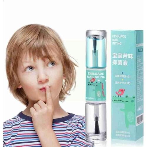 No Bite Nail Polish Pen Stop Thumb Sucking For Kids Durable Grade Safety Nail Repair Food Liquid Care Fast Products Effecti T7S7