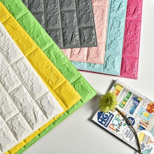 Self-adhesive Wallpaper Home 3D Stereo Wallpaper Background Wall Paper Living Room Bedroom Decoration Stereo Wall Sticker