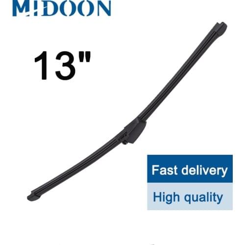 MIDOON Wiper 13" Rear Wiper Blade For VW Polo 9N 9N3 2002-2009 Windshield Windscreen 2006 2007 2003 2004 2005 20082008
