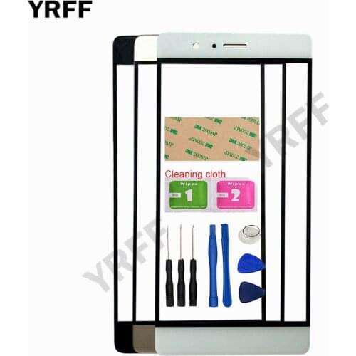 Mobile Touch Screen Outer Glass For Huawei Ascend P9 Front Glass Panel Replacement