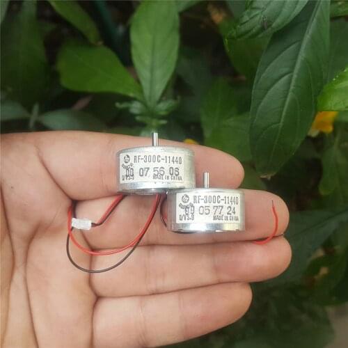 High Quality 300-11440 Micro DC Motor With Wire and Plug 1.5-6V High Speed Miniature Motors Electric Machinery for DIY Hobbies