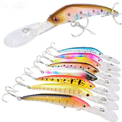 1PCS Minnow Fishing Lure 14.7cm/13.5g Crankbaits Fishing Lures For Fishing Floating Wobblers Pike Baits Shads Tackle