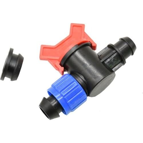 16mm to 20mm pe hose Garden tap With lock nut 20mm hose irrigation water valve DN15 Tube adapter 10pcs