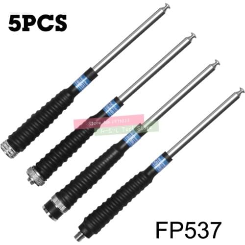5PCS Stainless Steel Spring Pull Rod Antenna Walkie Talkie Telescopic Antenna BNC/SMA/MOTO UHF Antenna For Motorola Wanhua CVS