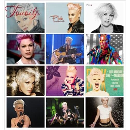 5d diy kerstkaarten diamond painting custom singer pink the truth about love full square/rond diamond painting christmas cards