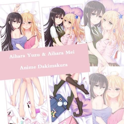 Anime Dakimakura Citrus Aihara Yuzu & Aihara Mei Female Hugging Body Pillow Case Home Bedding Throw Cushion Pillow Cover