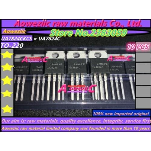 Aoweziic 100% new imported original UA7824CKCS UA7824C SW50N06 TDM3444 MUR1660CT FDP8441 8441 TO-220 power transistor