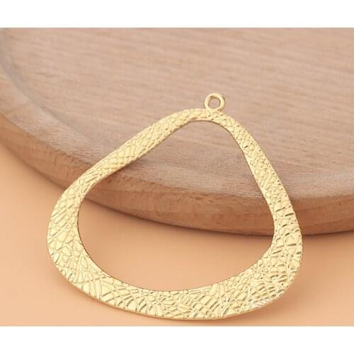 20pcs/Lot Matte Gold Large Ethnic Tribal Open Boho Bohemia Charms Pendants for DIY Earrings Jewelry Making Accessories