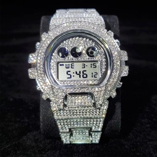 MISSFOX Hip Hop Mans Watch High-quality Electronic Watches For Man Fashion Super Cool Water Resistant Wedding WristWatch Men