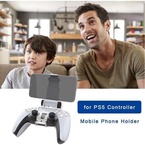Game Controller Holder Smartphone Clamp For Playstation 5 PS5 Gamepad Handle Mount Hand Grip Stand Bracket Support For PS 5
