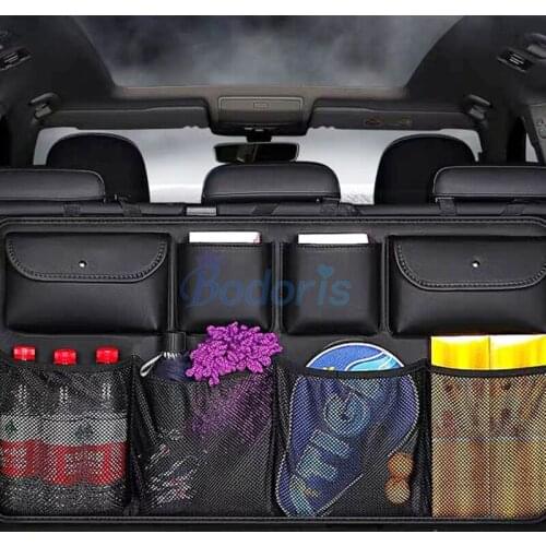 For Toyota Land Cruiser 200 FJ200 LC200 2008-2014 2015 2016 2018 2019 Rear Seat Storage Bag Cargo Nets Car Organizer Accessories