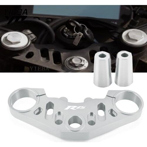 For Yamaha yzf r15 v3 2017 2018 2019 2020 performance triple clamp regulator Aluminum YZF-R15 V3 Motorcycle Front Fork Lowering