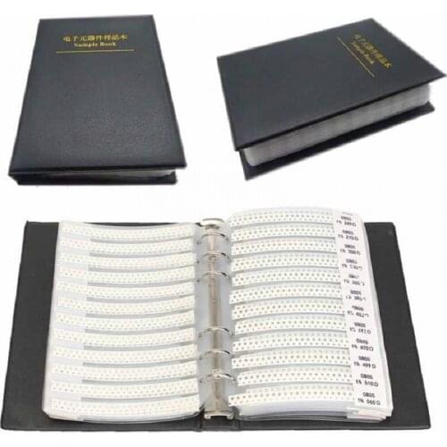 Resistor Capacitor Inductor SMD SMT Electronic Components Empty Sample Book 20 Pages for Electronic Components Collector