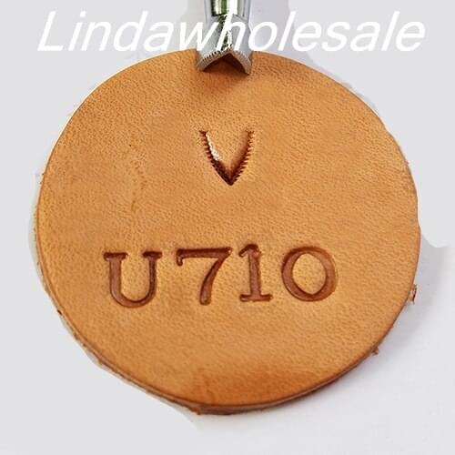 Leather carving craft printing tool U710,leather stamp