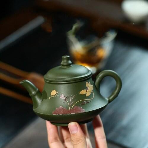 Yixing teapot zisha xishi tea pot handmade kettle purple clay drinkware with gift box