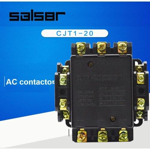 AC contactor Communication Contactor CJT1-20 Rate Coil Voltage 36V 110V 127V 220V 380V CDC10-20