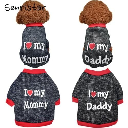 Lovely Spring Summer Dog Shirt Clothes For Small Medium Dogs Chihuahua Yorkshire Puppy Cats Warm Sweater Costume Pets Clothing