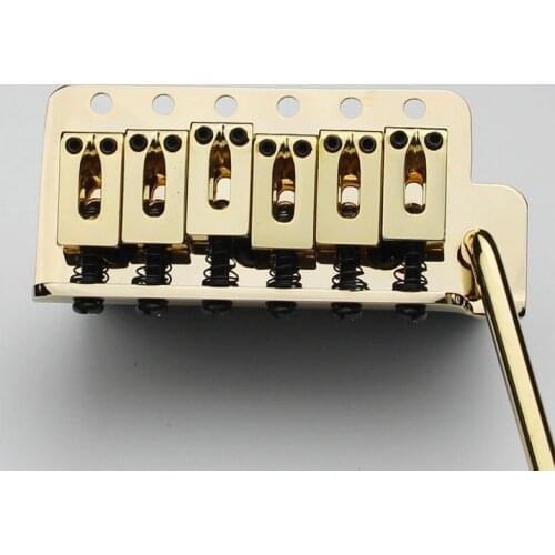 New Electric guitar brigde zinc saddle string spacing 10.8MM BS106 Gold