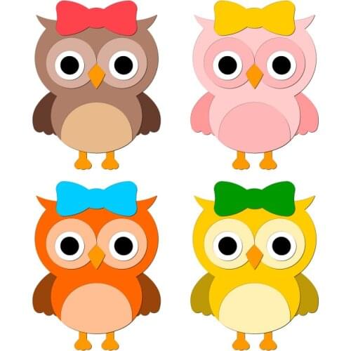 New Owl Puzzle Wooden Die Scrapbooking N18 Cutting Dies Multiple Sizes Compatible With Most Die Cutting Machines