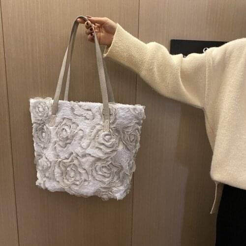 Autumn and winter new large bag rose commuter womens bag fashion womens handbag one shoulder
