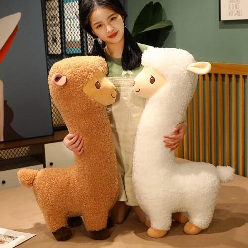 1pc 33-85cm Kawaii Sheep Alpaca Plush Toys Lovely Full Stuffed Soft Alpacasso Pillow Cute Room Decor Birthday Gift for Children