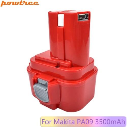 Powtree 2 Pack 3500mAh 9.6V Ni-MH FOR MAKITA 9120 Rechargeable Battery:9122 9133 9134 9135 9135A 6222D 6260D PA09 6207D 192595-8
