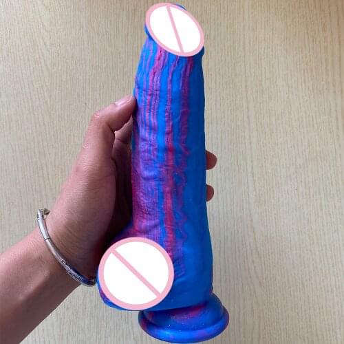 Sex Shop Colorful Dildo Realistic Silicone Penis Huge Big Dick G-spot Stimulation Erotic Sex Toys for Lesbian Adult Sex Product