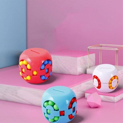Creative Magic Ball Game Cubes Educational Cube Puzzle Toys Decompression Piggy Bank Special-shaped Cube For Children