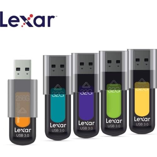 Lexar MLC USB3.0 64GB 128GB 32GB USB Flash Drive Micron High Speed Pendrive Memory Stick Genuine Disk on Key For Laptop Dropship