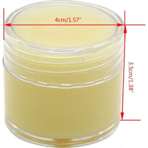 20g Organic Natural Pure Wax Paste Wood Polishing Furniture Floor Surface Finishing Leather Maintenance Household Accessory