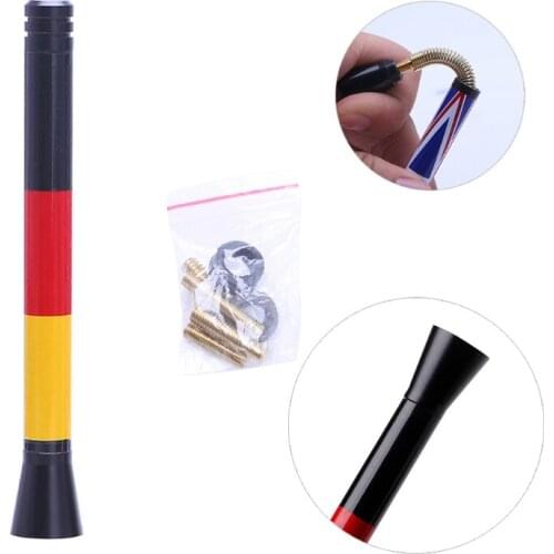 652F Union Jack UK Flag Short Antenna For MINI Cooper S R55 R56 R60 Countryman