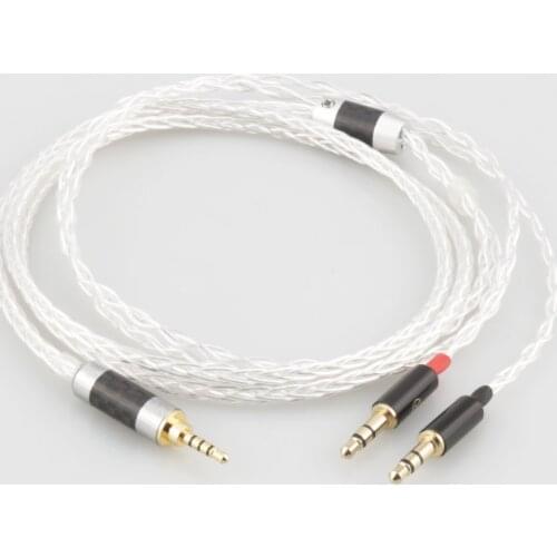 Audiocrast OCC 2.5mm Balanced Headphone upgrade cord cable For Hifiman SUNDARA he400i he400s HE560