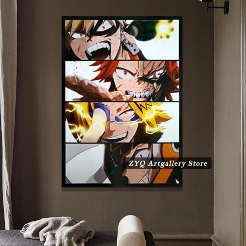 Boku No Hero Academia Bakugou Kirishima Kaminari Sero Gift Idea Man Office And Home Decoration Manga MHA