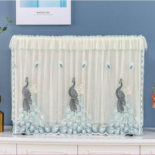 Household Simple Fabric LCD Hanging Sitting Boot Does Not Take Lace TV Cover Dust Cover 50-Inch 55-Inch 65-Inch