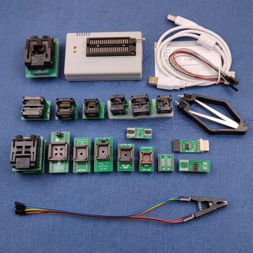 Black socket V10.80 XGecu TL866II Plus USB Programmer support 16667+IC SPI Flash NAND EEPROM MCU replace TL866A TL866CS+19 parts