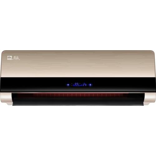 Energy-saving wall-mounted portable air-conditioning heating fan household timing free installation remote control