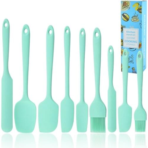 Kitchen Silicone Cream Butter Cake Spatula Mixing Batter Scraper Brush Butter Mixer Cake Brushes Baking Tool
