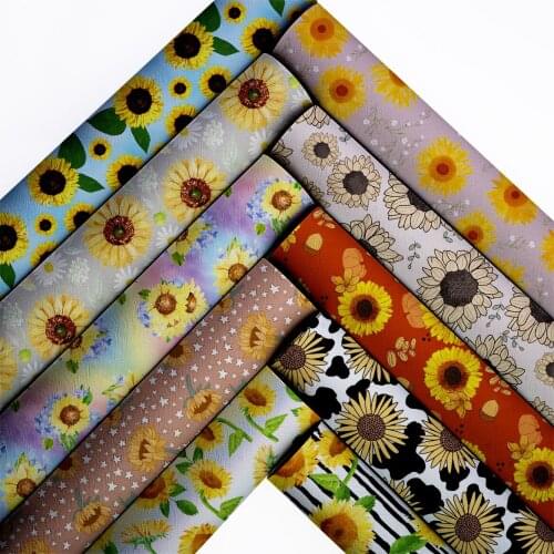 Feather Leather Sheets Synthetic Leather Printed Vinyl DIY Handbags Supplies Bows Making Material 22*30cm/A4 1mm L18606